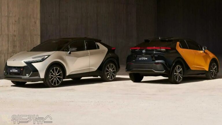 토요타 소형 하이브리드 SUV C-HR