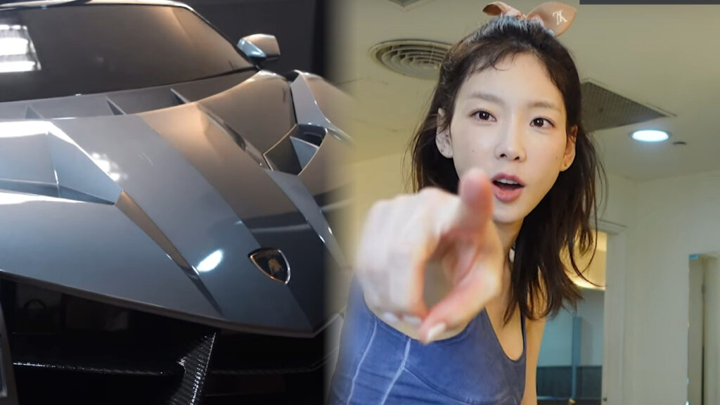 "억 소리난다!" 태연이 팬들에게 선물받은 자동차의 정체는? 1 외제차 선물받은 태연