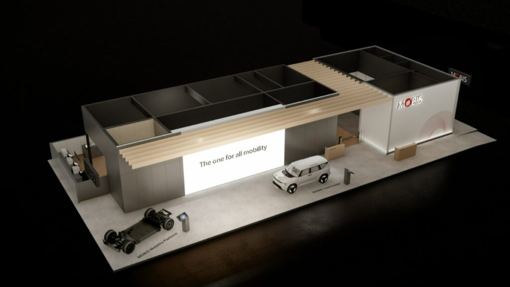 "신기술이 20여 종?" 현대모비스, 獨 IAA 모빌리티서 유럽 시장 사로잡는다 1 현대모비스 IAA 모빌리티 전시 부스 마련