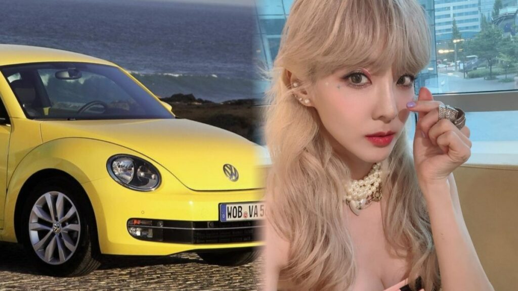 "이제 곧 불혹이라고?" 연예계 대표 소식좌 산다라 박이 타고 다니는 명품 자동차의 정체 1 산다라박 포스바겐 비틀