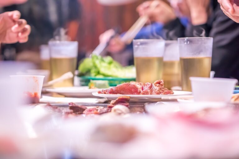 Korean table barbecue restaurant