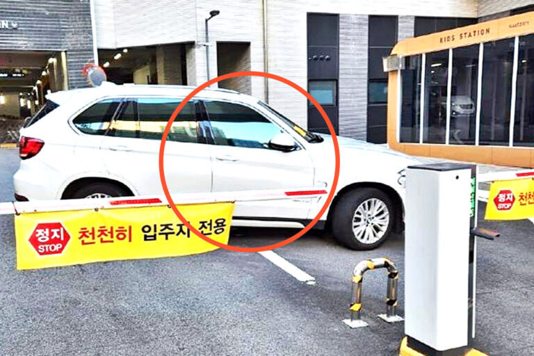 부산 주차 빌런