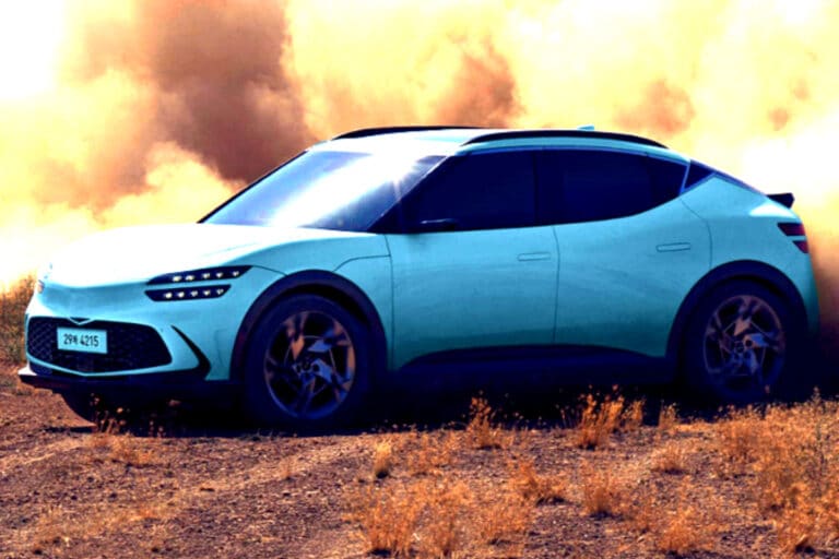 제네시스 GV60 페이스리프트 스파이 공개