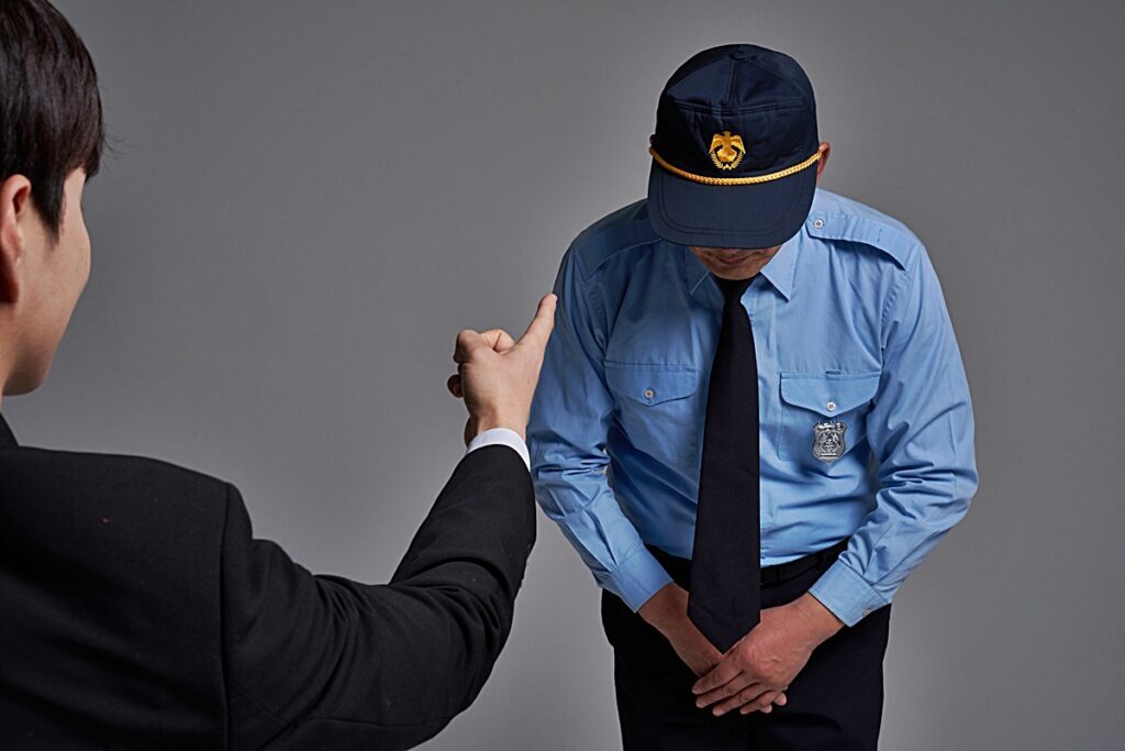 경비원 갑질