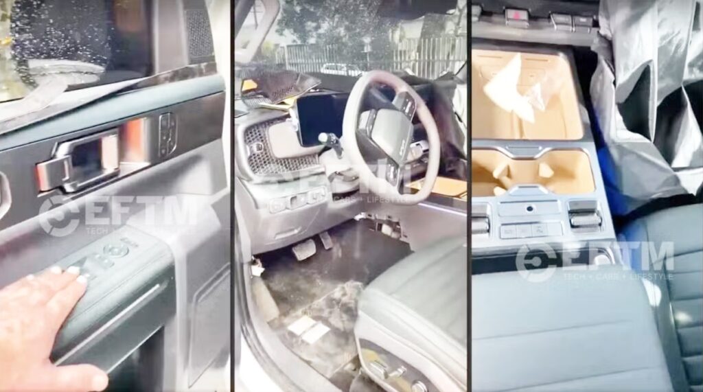 "이 스펙 실화?!" 출시 임박한 국산 정통 픽업, 실내 수준에 '어머나' 5 기아 타스만 실내 스파이샷 공개