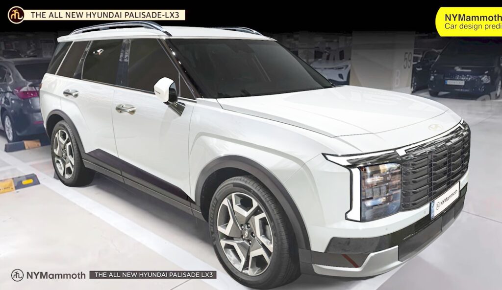 현대 팰리세이드 풀체인지 예상도 공개