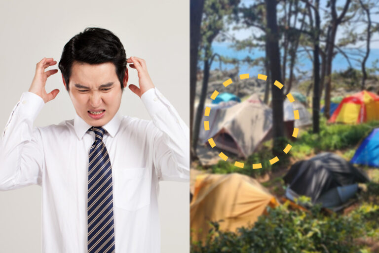 알박기 텐트