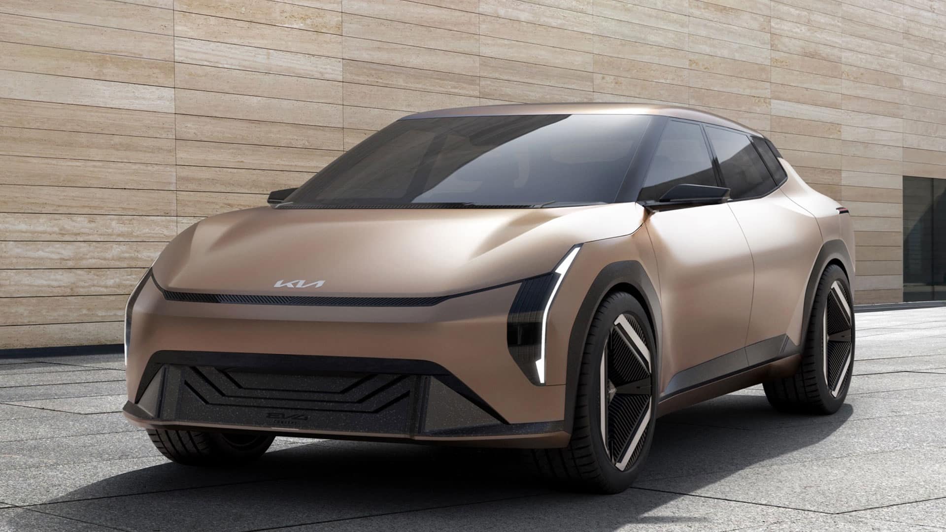 기아 세단 EV4 포착