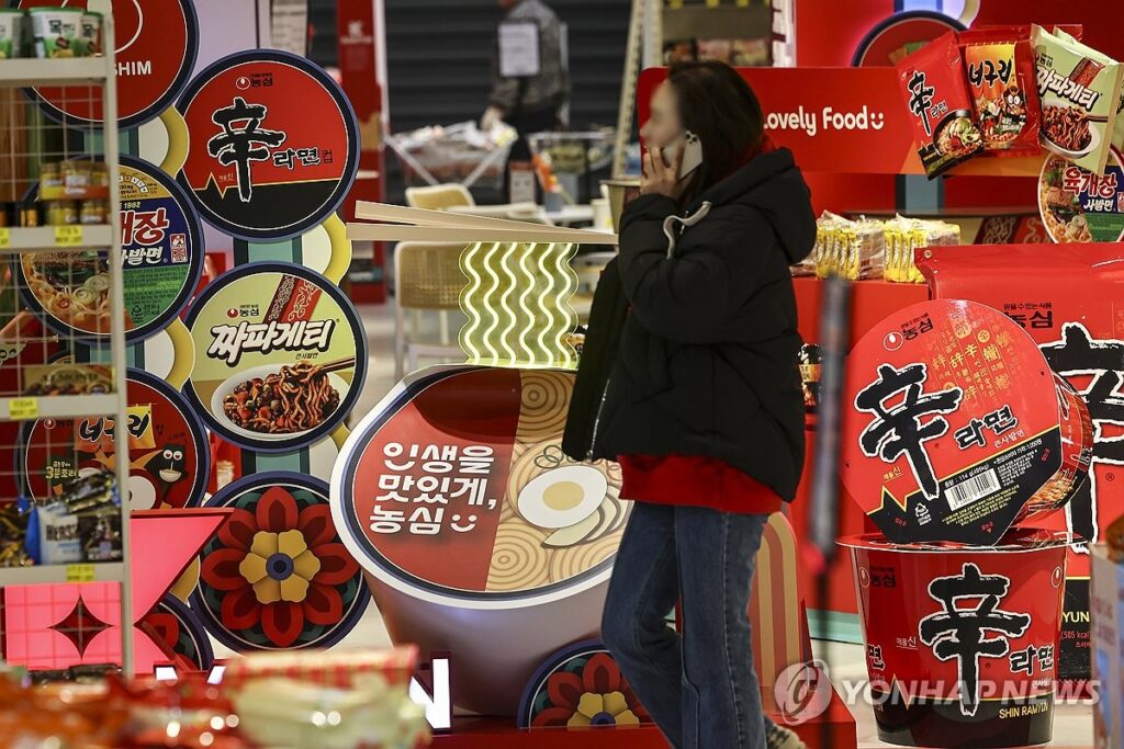 K라면 수출 대박
