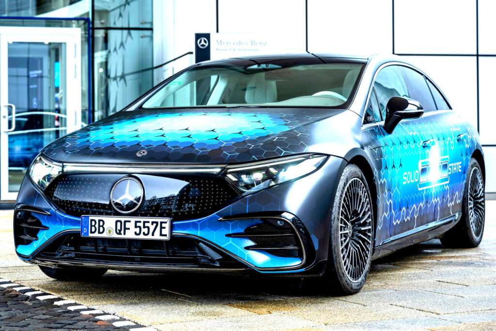 벤츠 EQS 테스트 시작