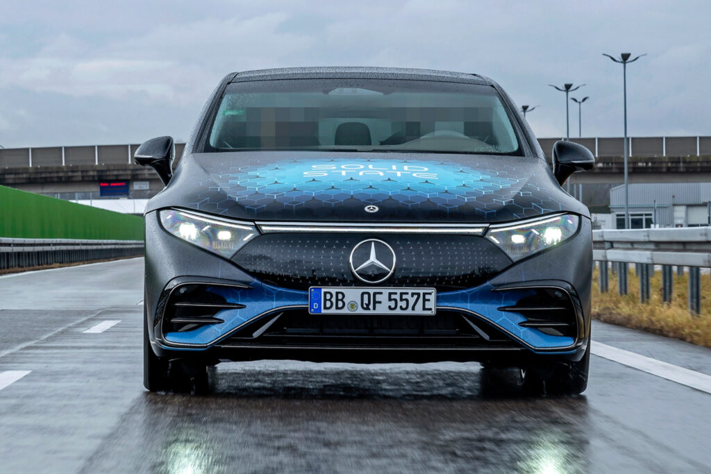 벤츠 EQS 테스트 시작