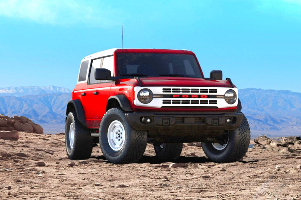 "한국차들은 꿈도 못 꾼다"…레트로 감성 끝판왕 SUV, 디자인 보니 '탄성' 2 Ford Bronco Heritage Edition (2)