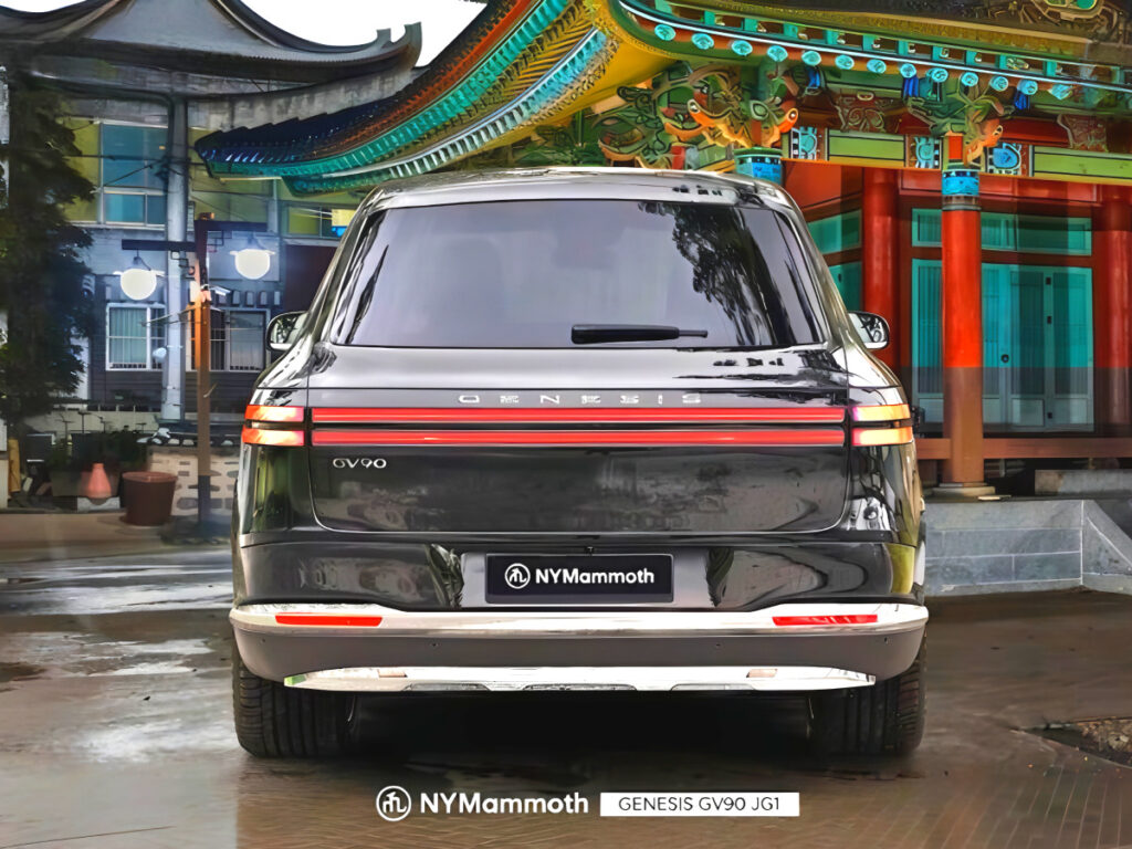 "이건 진짜 역대급", "나오면 무조건"...제네시스 GV90 등장, '이게 한국車 라니' 1 GV90 rear view preview released