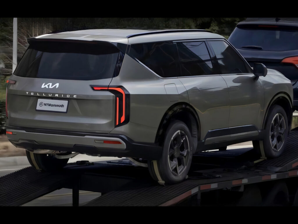 "팰리세이드도 한 수 접겠네"…대형 SUV 사랑하는 한국인들, 신차 기대감에 '반응 폭발' 2 Rear view of the new Telluride (2)