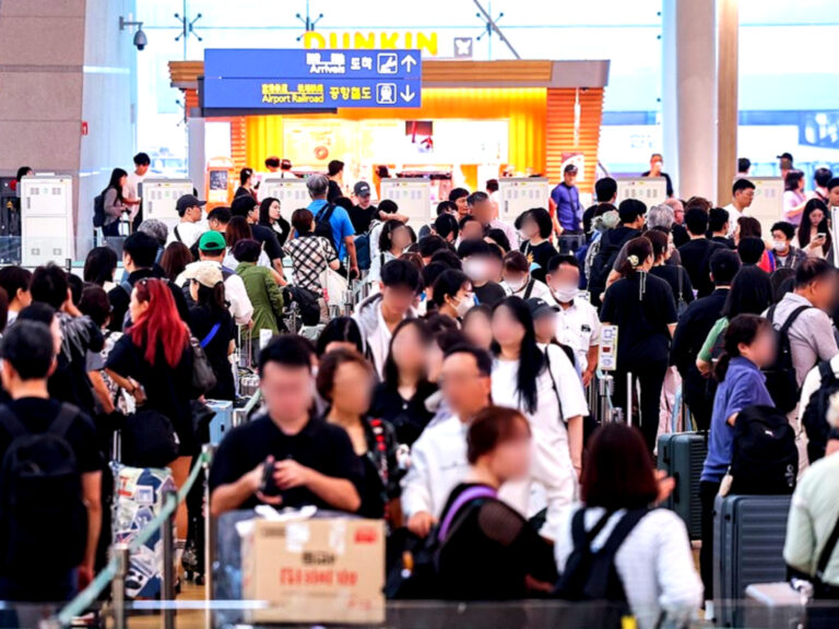 인천국제공항 여객 수