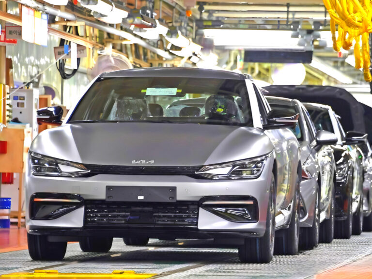 Decline in global auto production
