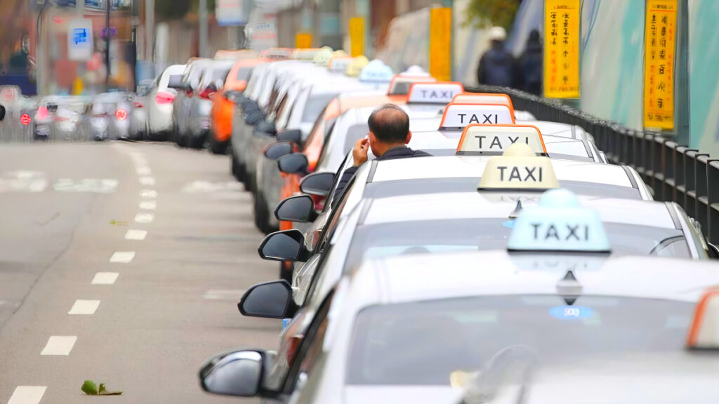 Electric taxi EV3 surge