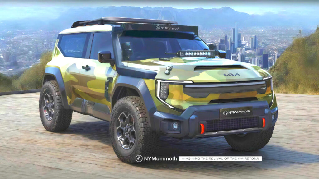 "20년간 잊혀졌던 車 화려하게 부활?"…기아 레토나, 이게 정말이라면 6 Kia Retona imagery unveiled (6)