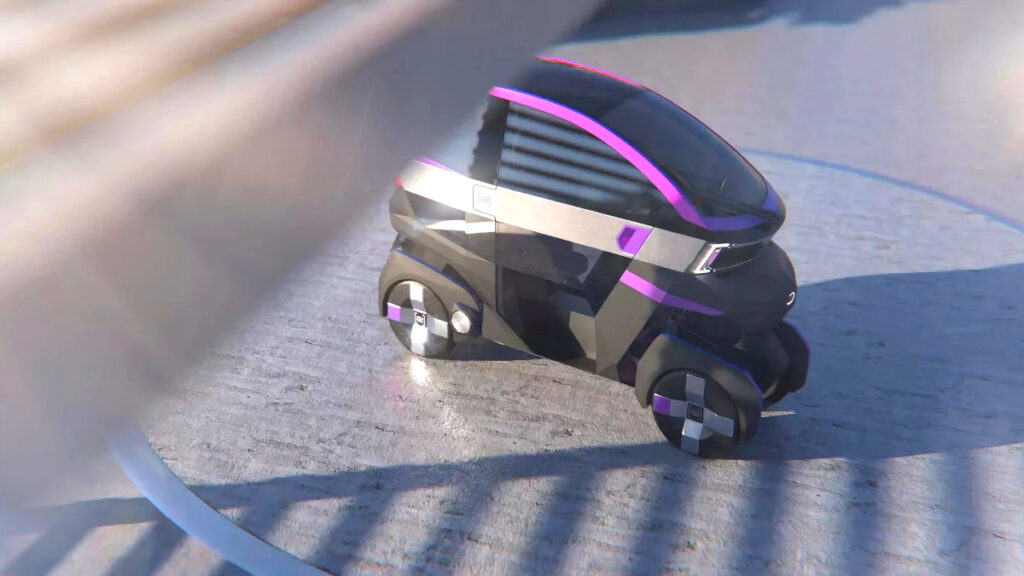 French start-up microelectric car