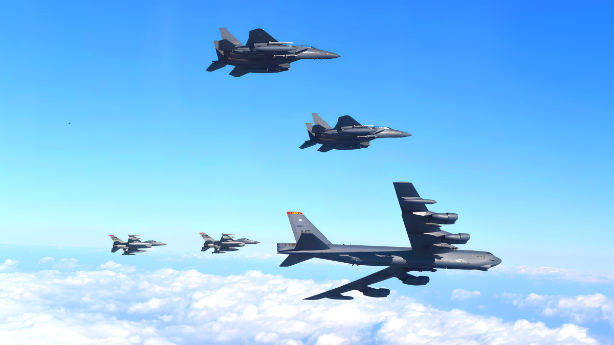 F-15K와 B-52