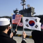 USS 칼빈슨함 환영식