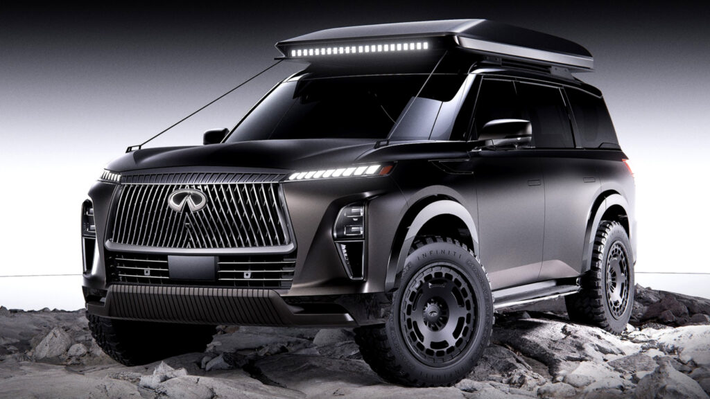 "제네시스 어떡하나"…GV90 겨냥한 '압도적 SUV'에 아빠들 마음 '흔들' 4 인피니티 QX80 기반 콘셉트카