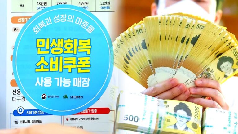 2차 소비쿠폰 지급 기준