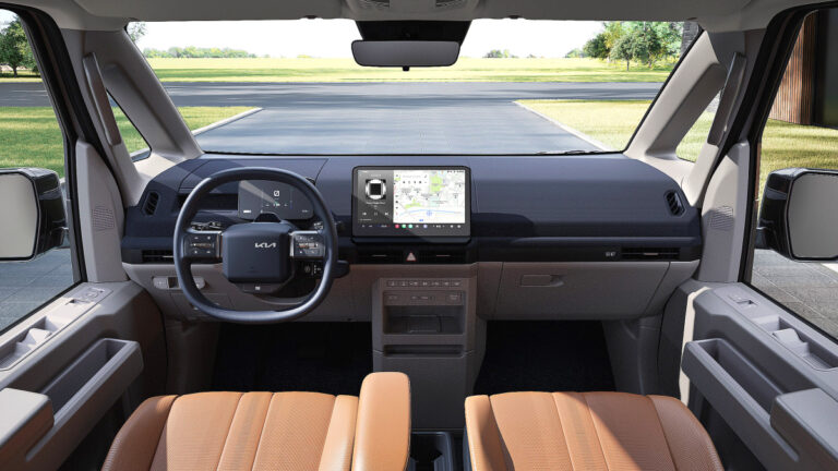 기아 전기차 PV5 택시 모델 올인원 디스플레이 2 출시