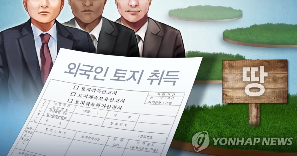 한국 토지 매입 증가