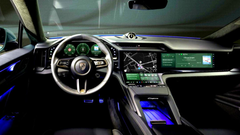 포르쉐 카이엔 일렉트릭 인테리어