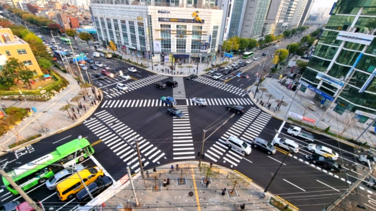 대각선 횡단보도