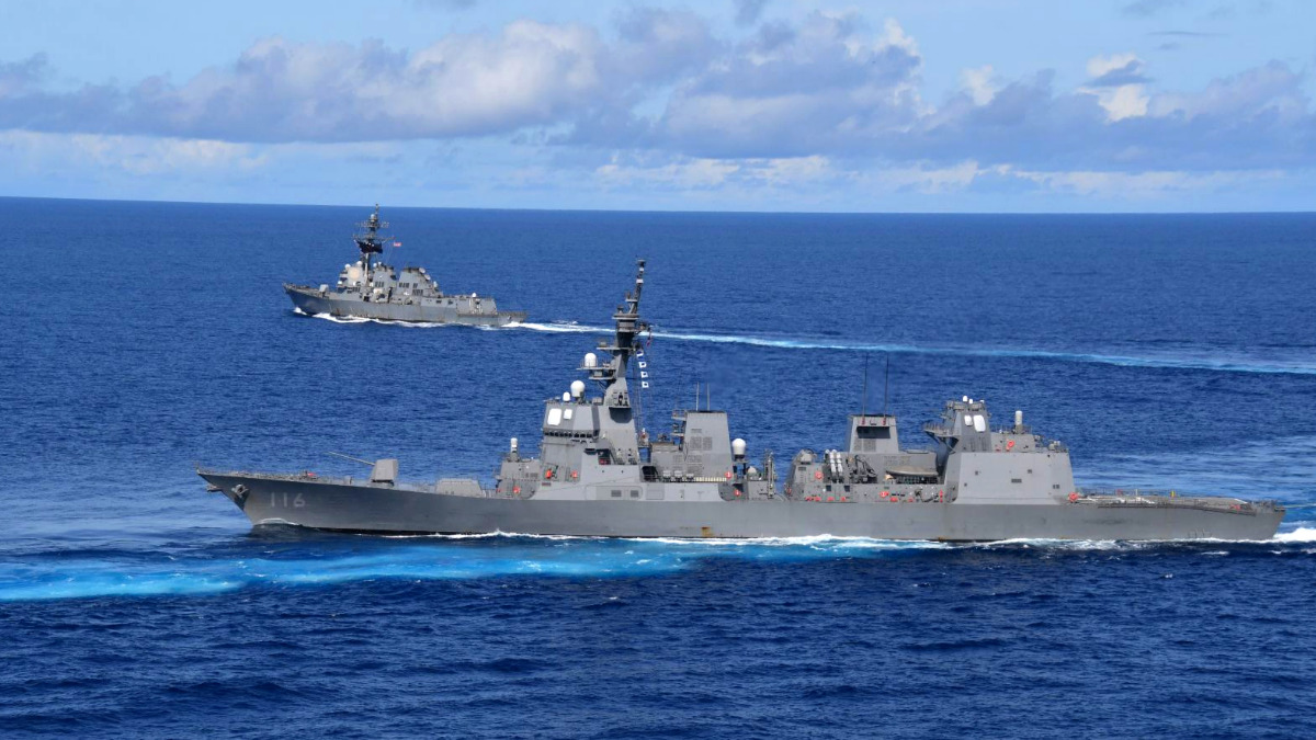 자위대 해상 훈련