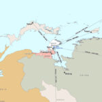 뒤집어 놓은 동아시아 지도