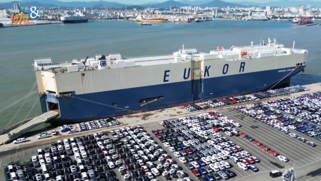 한국 자동차 수출 증가