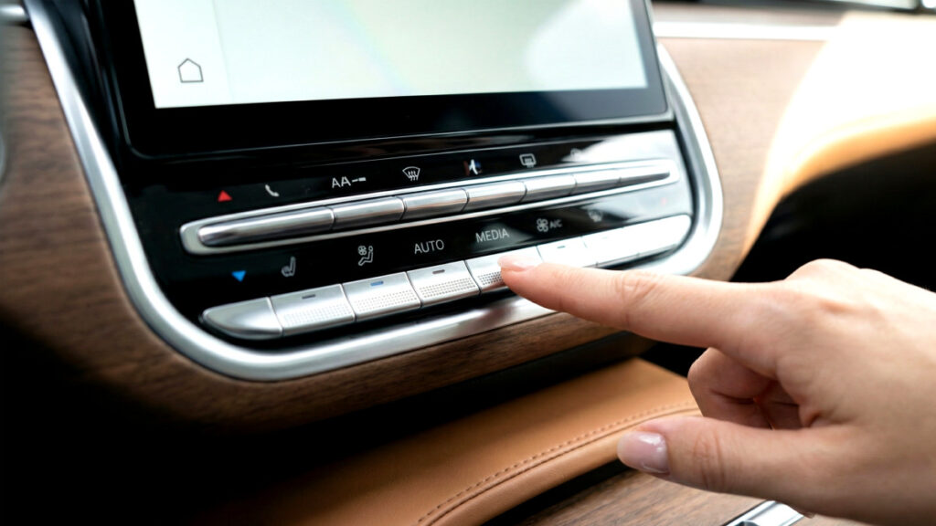 터치스크린 운전 위험