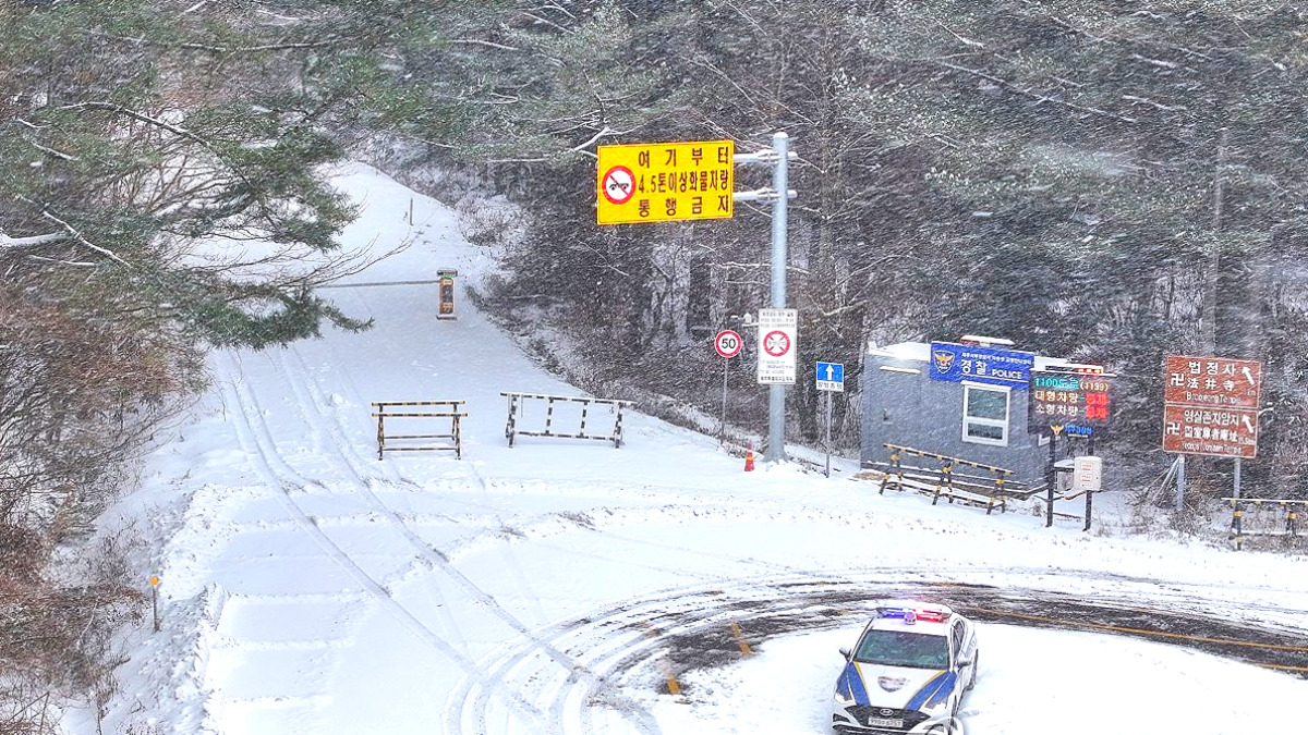 겨울철 자동차 사고