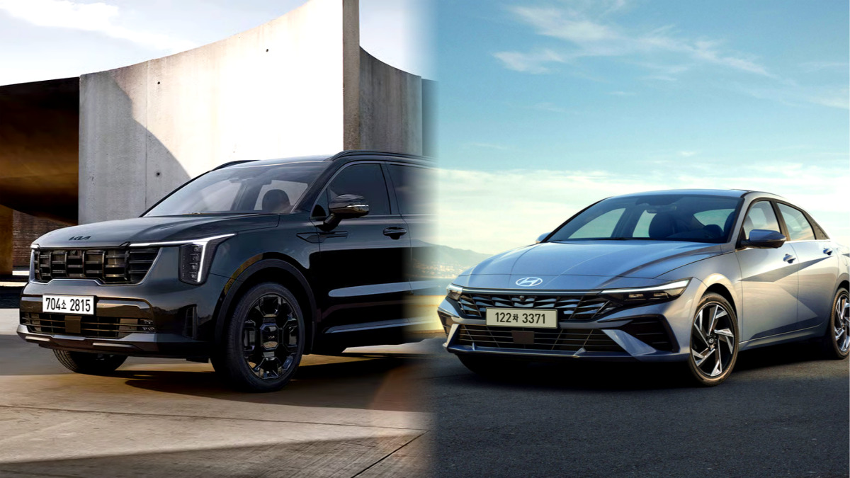 기아 쏘렌토, 현대차 아반떼