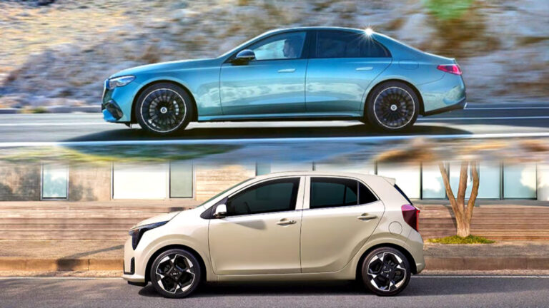 벤츠 E클래스, 기아 모닝