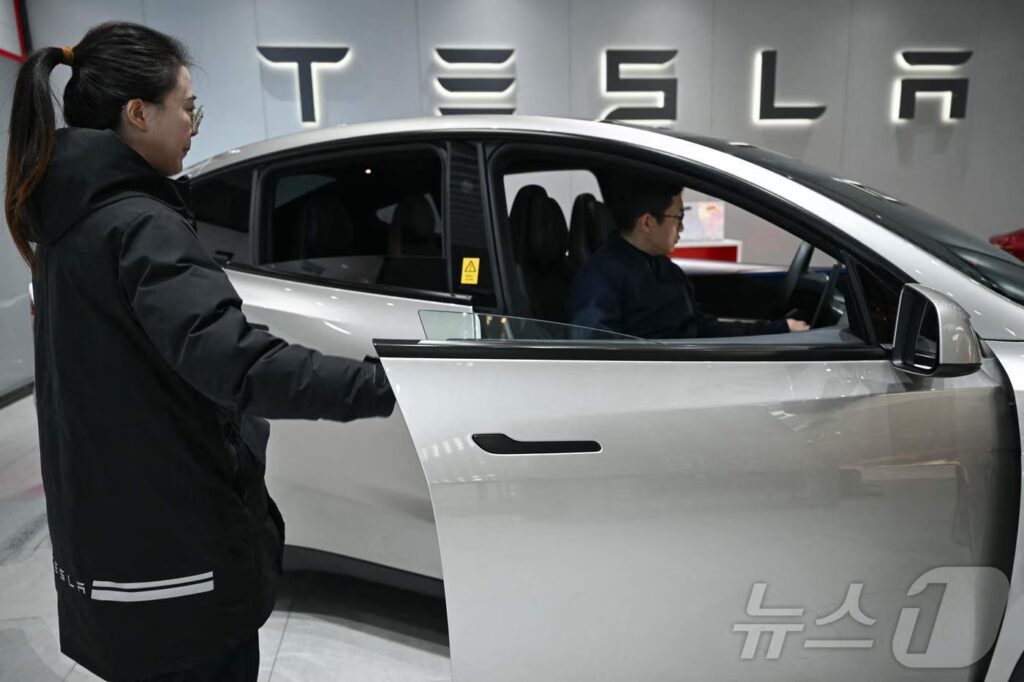 테슬라 매립형 손잡이