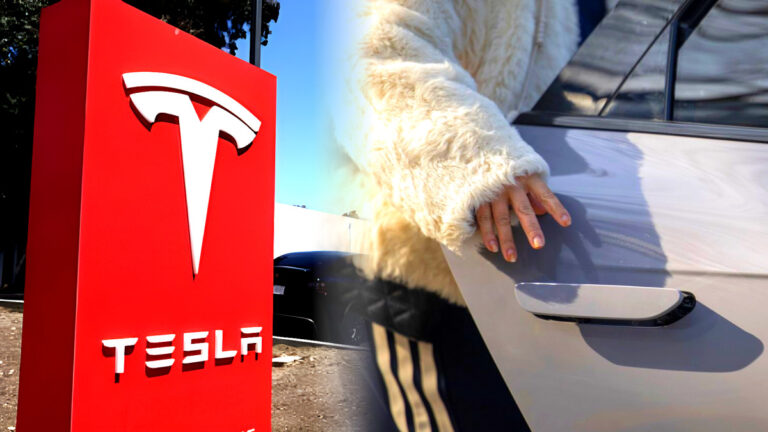 중국 전기차 도어 손잡이 금지