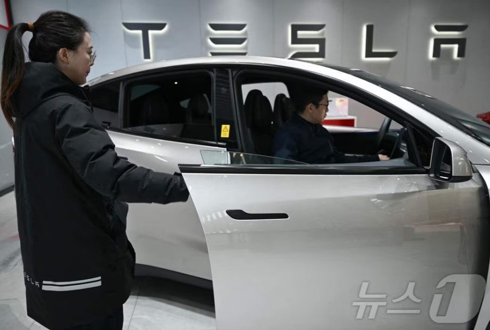 중국 전기차 도어 손잡이 금지