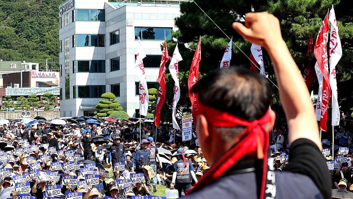 현대차 로봇 도입 노사 갈등