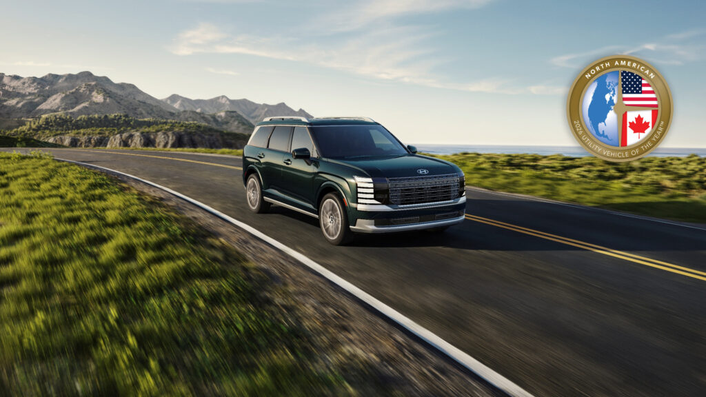 현대차 팰리세이드 2026 북미 올해의 차 유틸리티 부문 1위