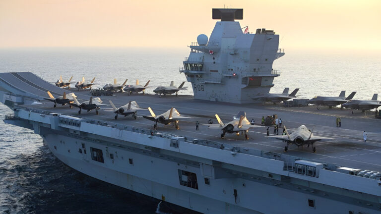영국 항공모함 '퀸 엘리자베스'호