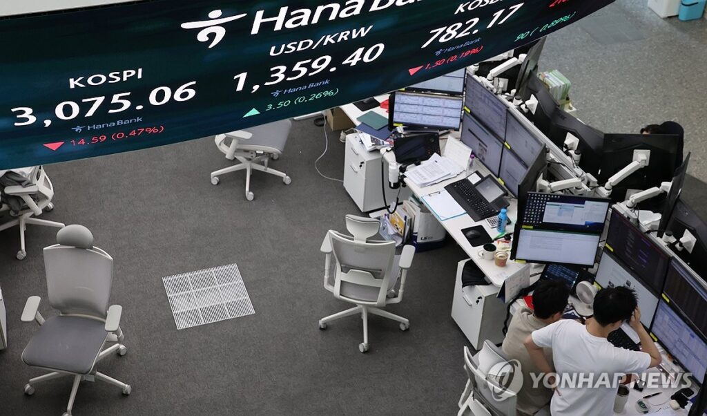 코스피 차익 실현 폭락