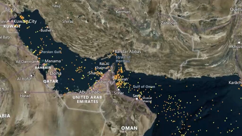 LNG 운반선 항로 변경