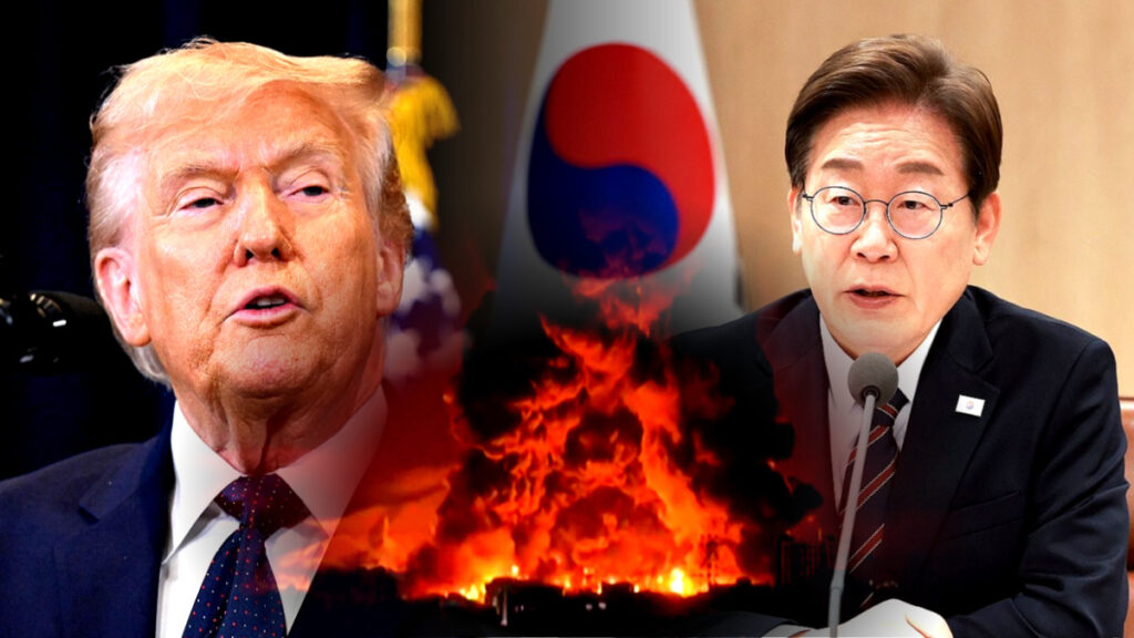 트럼프 한국 군함 지원 요청