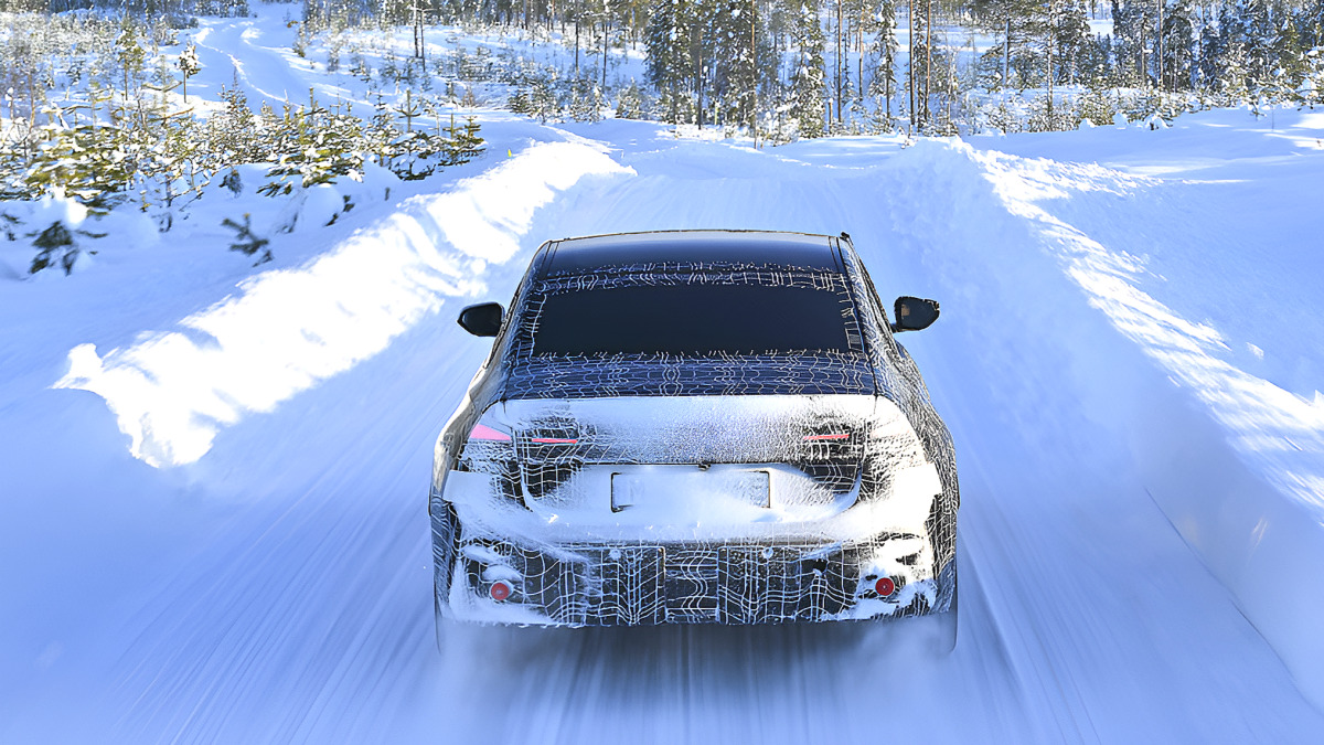 BMW 전기 세단 i3 혹한 테스트 점검