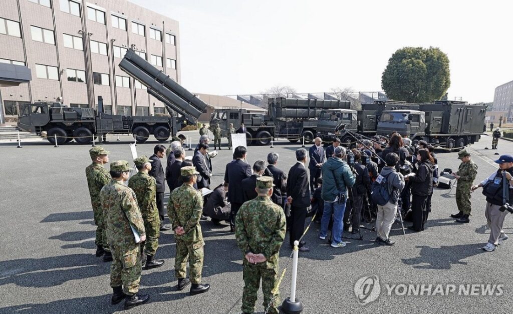 일본 미사일 분산 배치