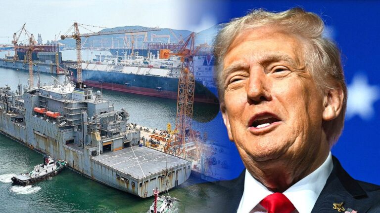 트럼프 미국 대통령과 한국 조선업